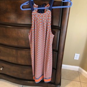 Mud Pie Natalie bow dress printed